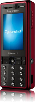 K810 Vorderseite 40 schräg Pulse rot