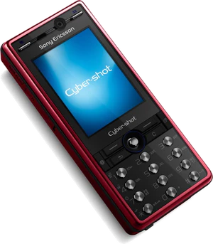 K810 Vorderseite schräg e65 Pulse rot