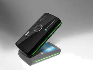 K850i achterkant schuin Luminious groen