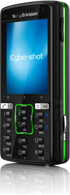 K850i voorkant schuin 40 Luminious groen