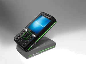 K850i voorkant schuin Luminious groen