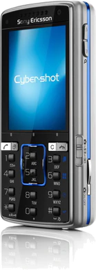 K850i voorkant Anlge40 Velvet blauw