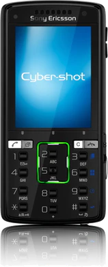 K850i voorkant Luminious groen