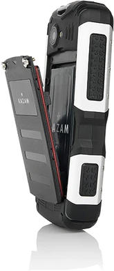 Kazam Life R5 Rückseite linke Seite schräg geöffnet kasten