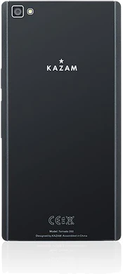 Kazam Tornado 350 zwart achterkant