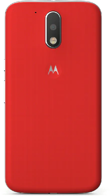 lenovo Moto G4 rood achterkant