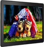 Lenovo Tab P10 nero copertina frontale lato sinistro