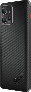 lenovo ThinkPhone zwart achterkant linkerzijkant