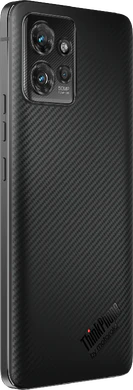 lenovo ThinkPhone zwart achterkant rechterzijkant