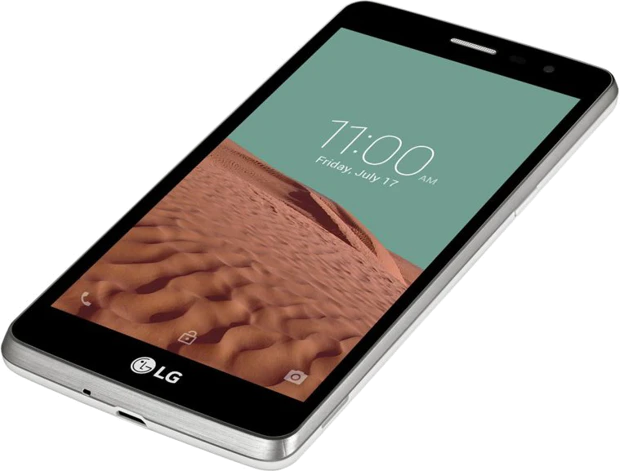 LG Bello II zwart schuin