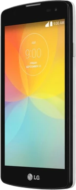 LG F60 negro lado derecho aslant