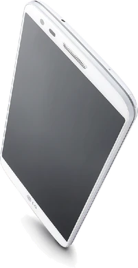 LG G2 wit voorkant schuin