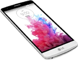 LG G3 s schuin silk wit