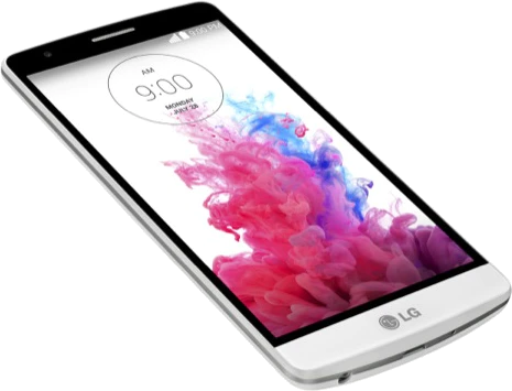 LG G3 s schuin silk wit LG G3 s schuin silk wit