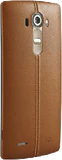 LG G4 bruin leather achterkant schuin