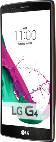 LG G4 voorkant rechterzijkant schuin LG G4 voorkant rechterzijkant schuin