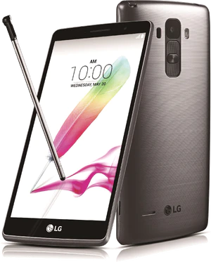 LG G4 Stylus grijs overzicht