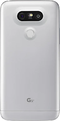 LG G5 SE zilver achterkant
