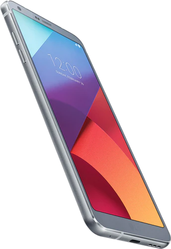 LG G6 blauw voorkant linkerzijkant onderkant