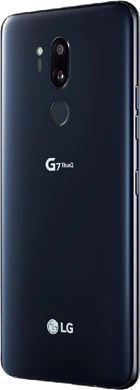 LG G7 ThinQ zwart achterkant linkerzijkant