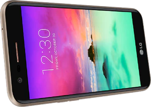 LG k10 2017 oro ruotato aslant