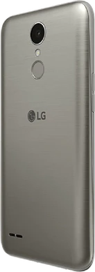 LG k10 2017 argento indietro lato sinistro