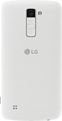 LG K10 bianco indietro
