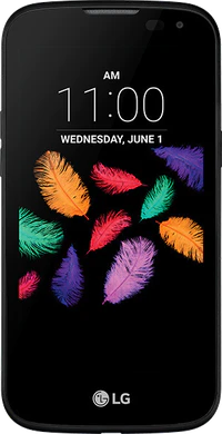 LG k3 schwarz Vorderseite