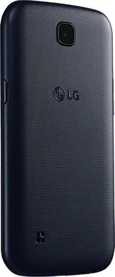 LG k3 schwarz Rückseite rechte Seite