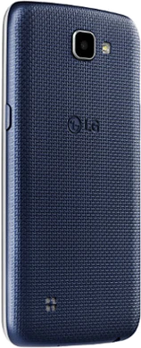 LG K4 blauw achterkant rechterzijkant