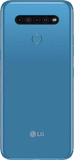 LG K41S blauw achterkant