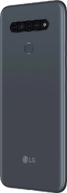 LG K41S grå bagside venstre side