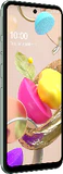 LG K42 groen voorkant linkerzijkant