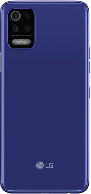 LG K52 blå bagside