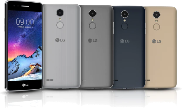 LG k8 2017 color overzicht