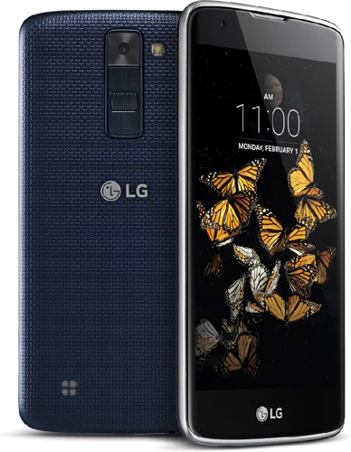 LG K8 indigo blauw overzicht