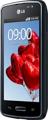 LG l5 black right side tilted ed