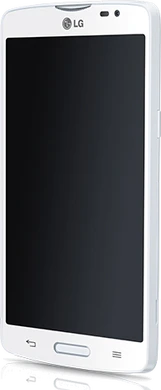 LG L80 bianco copertina frontale lato destro aslant