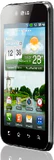 LG Optimus Black tilted ed