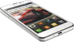 LG Optimus F5 hvid front skæv 3