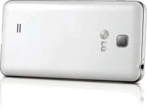 LG Optimus F5 hvid bagside snoet