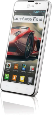 LG Optimus F5 hvid skæv