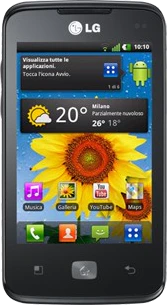 LG Optimus Hub E510 copertina frontale