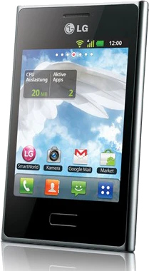 LG Optimus L3 E400 schuin