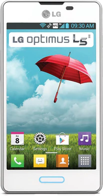 LG Optimus L5 II tapa delantera blanco