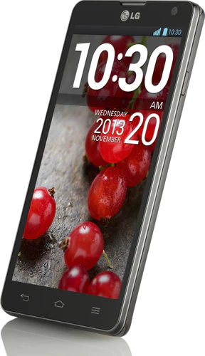 LG Optimus L9 II zwart schuin
