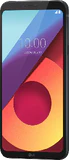 LG Q6 Alpha svart front höger sida