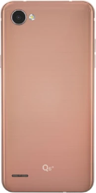 LG Q6 Alpha pink guld tillbaka
