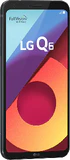 LG Q6 nero copertina frontale lato sinistro