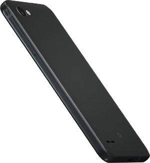 LG Q6 nero indietro lato destro aslant